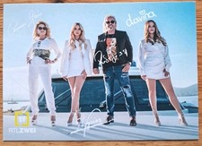 Die Geissens Orig Autogrammkarte DRUCKsigniert Robert Carmen Davina Shania - AK