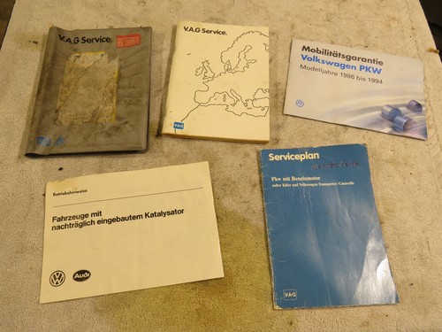 Golf ii bordmappe - vw,