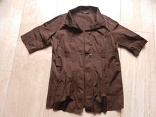 Damen Jacke " Sallie Sahne " Größe 48, braun, 3/4 Arm, Langjacke.