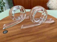 2x SALTO Glas Serviettenring