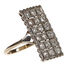 Jugendstil Ring in Gold 585