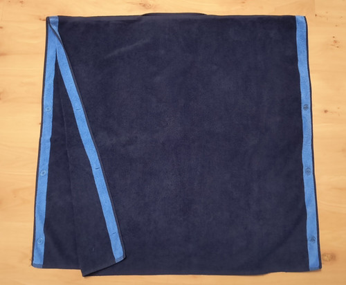 Badetuch poncho mit knöpfe - badetuch,