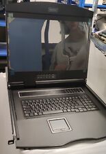 Digitus DS-72211-4GE Konsole, 8-Port KVM-Switch, Touchpad, Tastatur, 19", 1HE