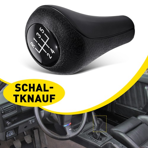 Schaltknauf schwarz gang - schwarz, 5-gang