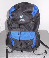 Deuter aircomfort Rucksack blau schwarz