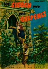 Heft Aufwärts-Jugend-Bücherei Die Sieben und das Gespenst Abenteuer Gutshaus