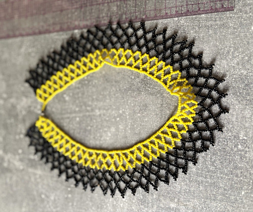 Glasperlen-Choker-Halskette