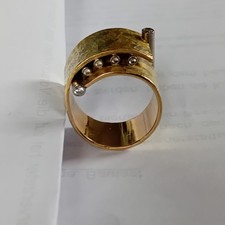 GOLD -PLATIN  Ring 750 / 950
