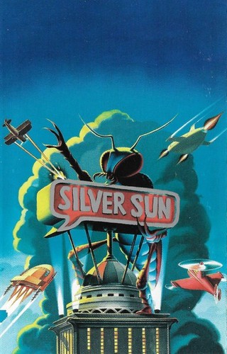 Silver sun audio cassette - sun, cassette]