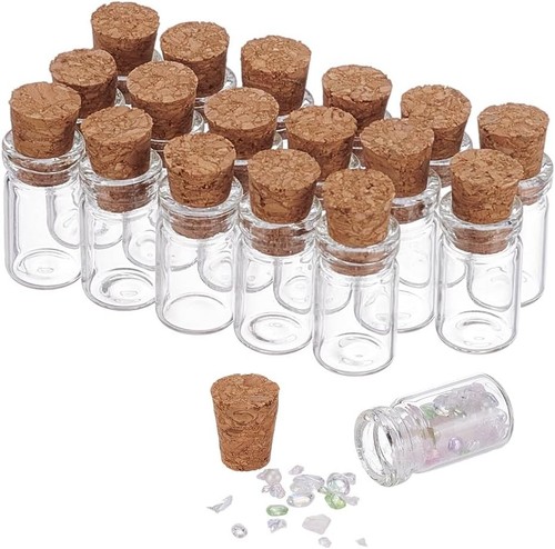 Stück mini glasflaschen mit - stück,