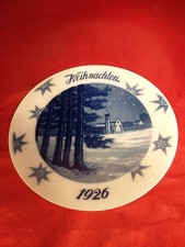 Hutschenreuther Porzellan Teller Sammelteller Weihnachten 1926 Wandteller (5376)
