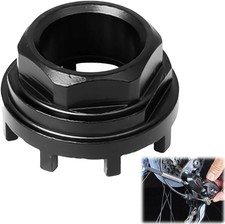 HOMURY Kohlenstoffstahl Fahrrad Lockring Tool: Fahrrad Tretlager Werkzeug mit 8