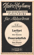 Heitere Rhythmen für Akkordeon, Gitarre, Schlagzeug, Baß und Violine