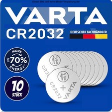 10x VARTA 2032 Knopfzellen 10