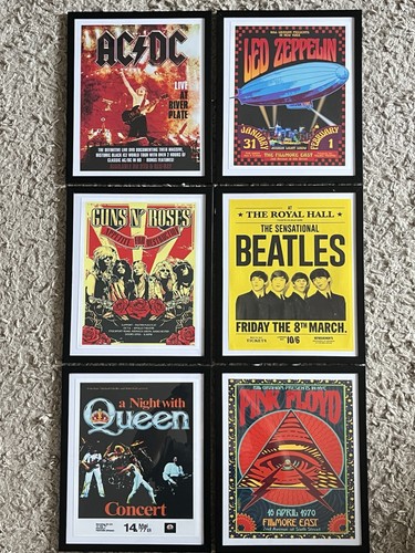 6er set rock - set, rock-poster