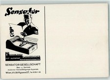 13944581 - Wien Sensator der Schablonen Flachdrucker AK Werbung Bueromaterial