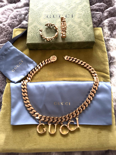 Gucci gold tone jewelry - gucci, set