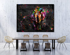 ACRYLGLAS WANDBILD NASHORN RHINO ABSTRAKT KUNSTDRUCKE DEKO BILDER POSTER