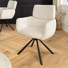 Retro Drehstuhl UNICO beige