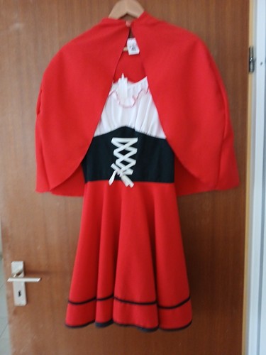 Rotkäppchen kostüm nur - kostüm, gr.38