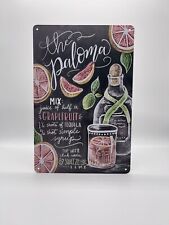 Blechschild Cocktail Paloma