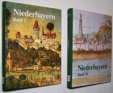 2 Bände Heimatbuch Niederbayern Hans Bleibrunner Kulturgeschichte Chronik Bayern