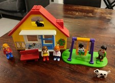 Playmobil 1-2-3: 9527 Ferienhaus mit Figuren und Schaukel