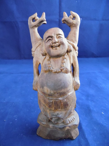 Asiatische buddha holzfigur - asiatische,