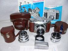 Voigtländer PROMINENT II mit 3 Objektiven + Zubehör