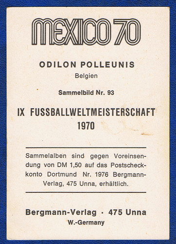Fussball bergmann sammelbild - bergmann,