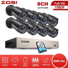 ZOSI 8CH 5MP Lite DVR 2MP