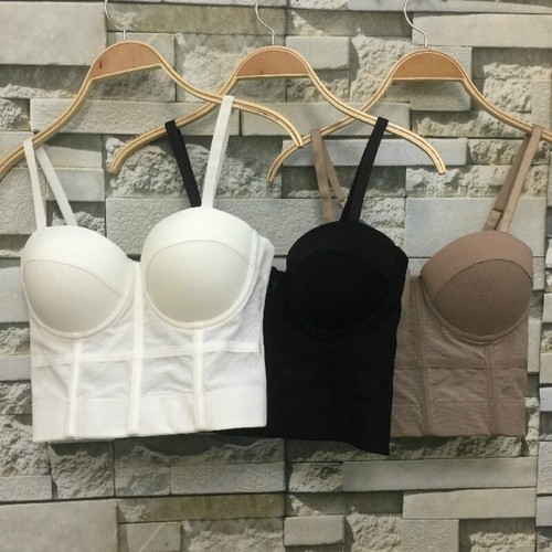 Damen sexy tank bustier - bustier, bh