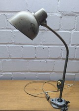 Alt Schwanenhalslampe Reif