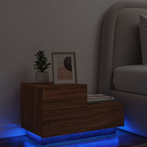 Nachttisch mit led leuchten - mit, led-leuchten