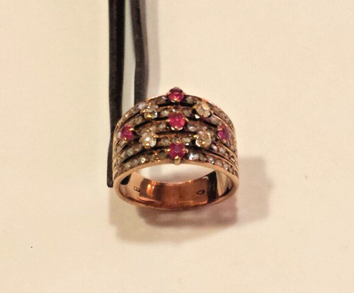 Antiker ring mit rubine - antiker,