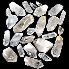 Bergkristall - Spitzen - Mix aus Brasilien gemischte Längen je ca. 30 - 100 mm P