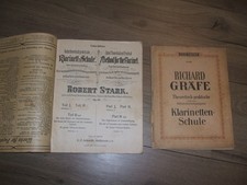 Alte Klarinettennoten Klarinetten-Schule  Noten Klarinette