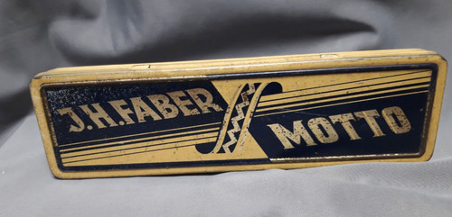 Alte blechdose faber - j.,