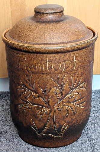 Rumtopf mit deckel keramik - rumtopf,