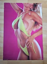 Poster 'Green bikini' Erotik Akt - scandecor- 68 x 99 cm - 1989 - gerollt