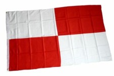 Fahne / Flagge Karo rot /