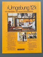 interlübke Möbel Wiedenbrück 70s design retro 1970 Vintage Ad Werbung Reklame