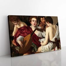 Musik von Caravaggio Leinwand