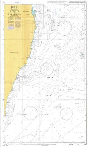Admiralty seekarte cape - cape, howe