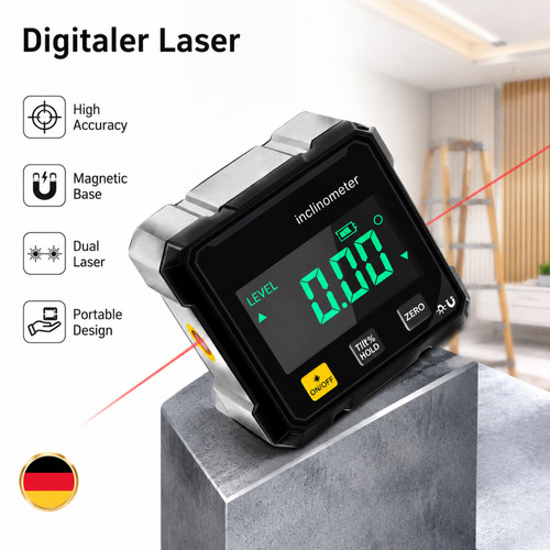 Digitaler laser winkelmesser - digitaler,