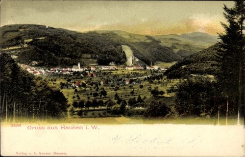 Hausen wiesental - ak,