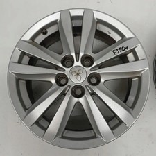 1x Alufelge 16 Zoll 6.5" 4x114.3 46ET Glanz Silber Mitsubishi Lancer I Rim Wheel