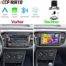 9'' Android 15 Carplay Navi Autoradio für VW Beetle 2011-2010 GPS Navi + Kamera