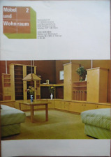 MÖBEL UND WOHNRAUM Februar 2 - 1985 DDR Wohnzimmer Schrankwand-Rübezahl Leuchten