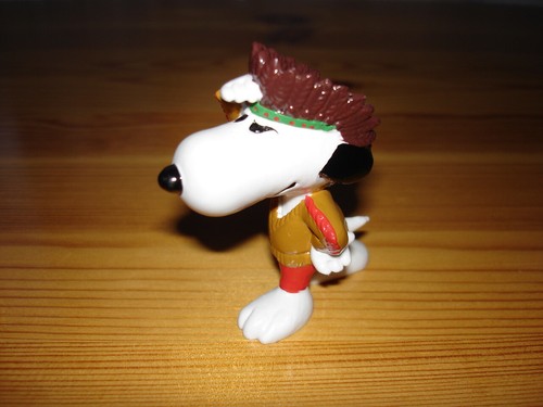 Snoopy als indianer peanuts - snoopy,